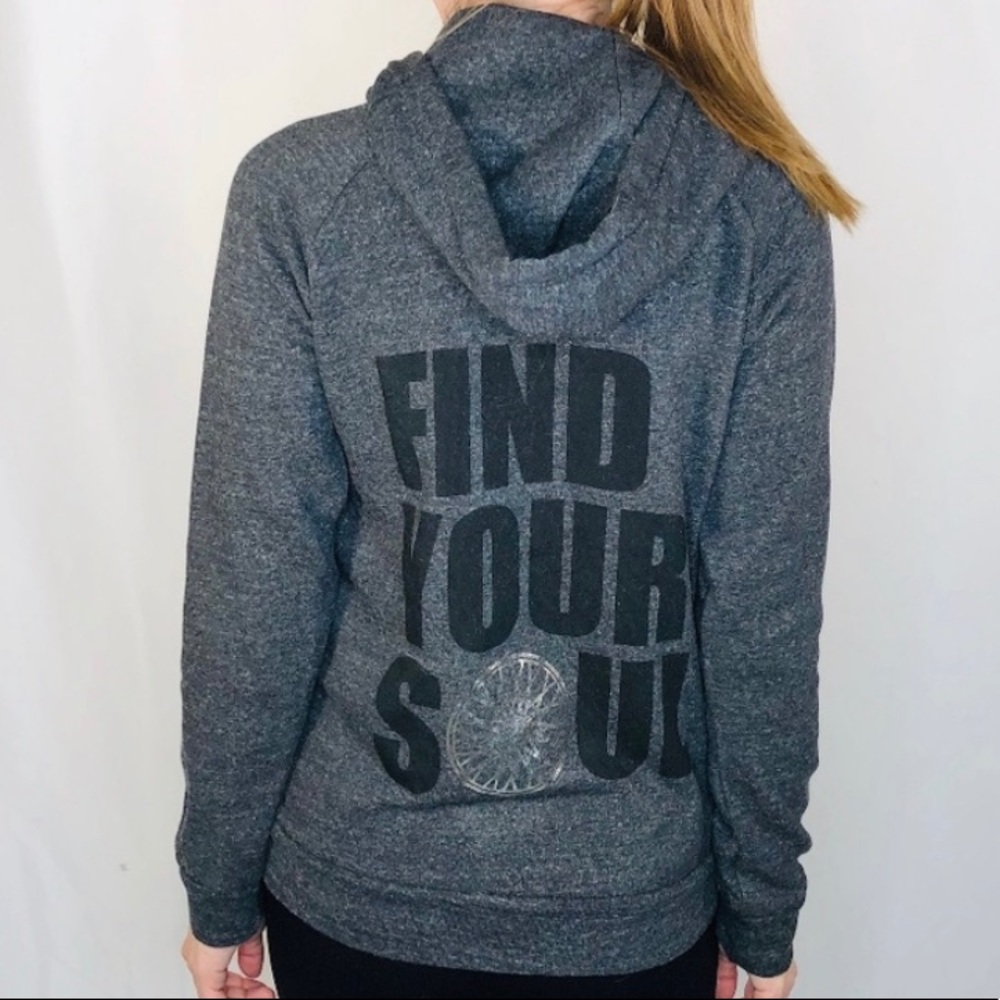 SOULCYCLE Zip-up Sweater Sweatshirt Hoodie